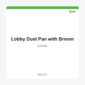 Lobby Dust Pan with Broom