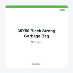 35X50 Black Strong Garbage Bag