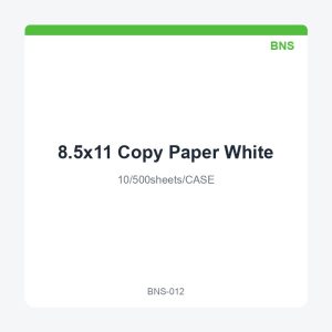 8.5x11 Copy Paper White